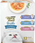 Purina Fancy Feast Lickable Wet Cat Food Broth Complement Classics Collection