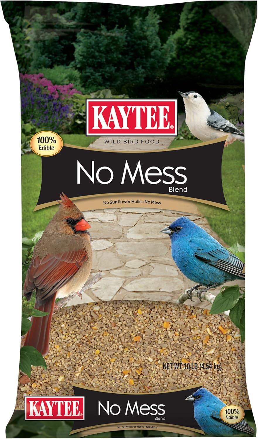 Kaytee Wild Bird (No Mess or Waste Free) Food Seed Blend For Blue Jays