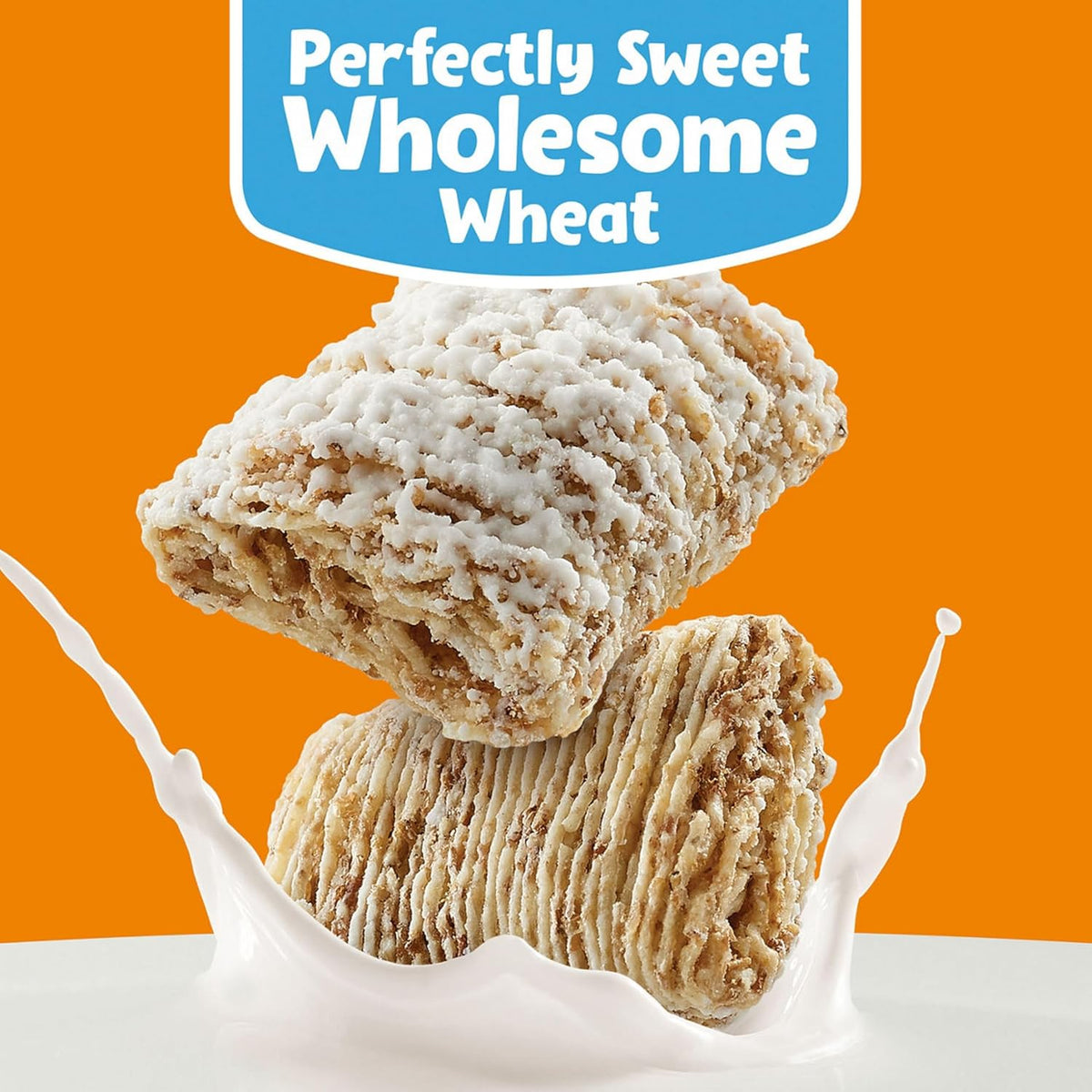 Kellogg’s Frosted Mini-Wheats Breakfast Cereal, High Fiber, 48g Whole Grain