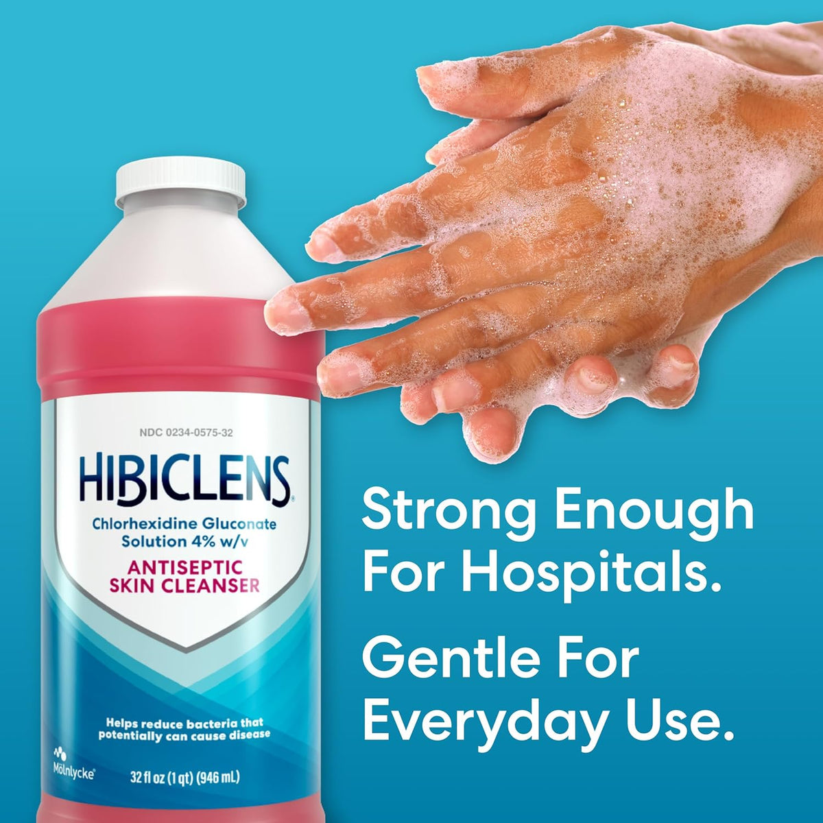 Hibiclens – Antimicrobial and Antiseptic Soap and Skin Cleanser – 32 oz – for