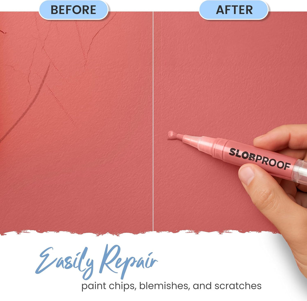 Slobproof Refillable Touch-Up Paint Pen, Mess-Free, Reusable Wall Paint