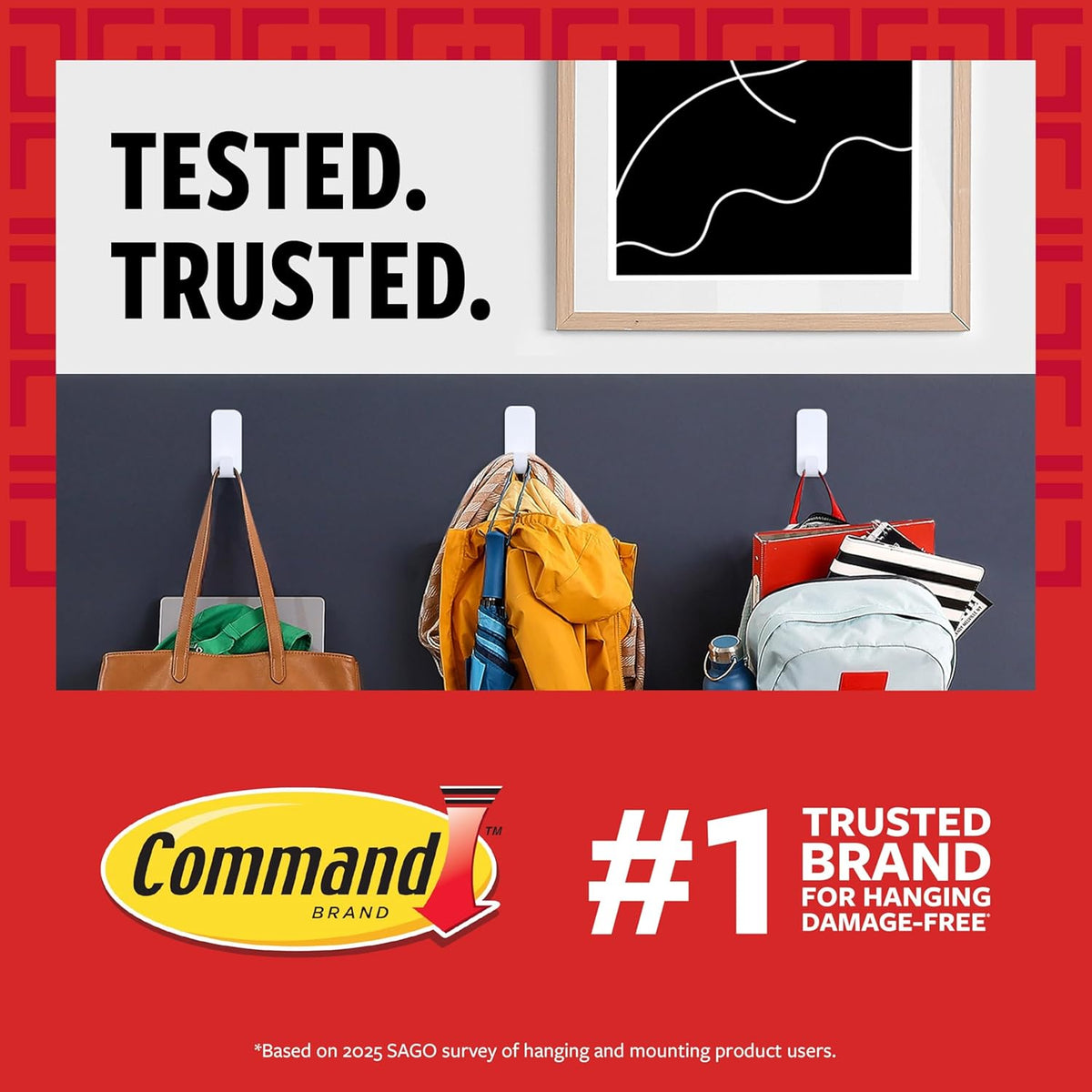Command 20 lb XL 16 Pairs Heavyweight Picture Hanging Strips (32 Strips)