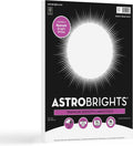 Astrobrights/Neenah Bright White Cardstock, 8.5" x 11", 65 lb/176 gsm, White