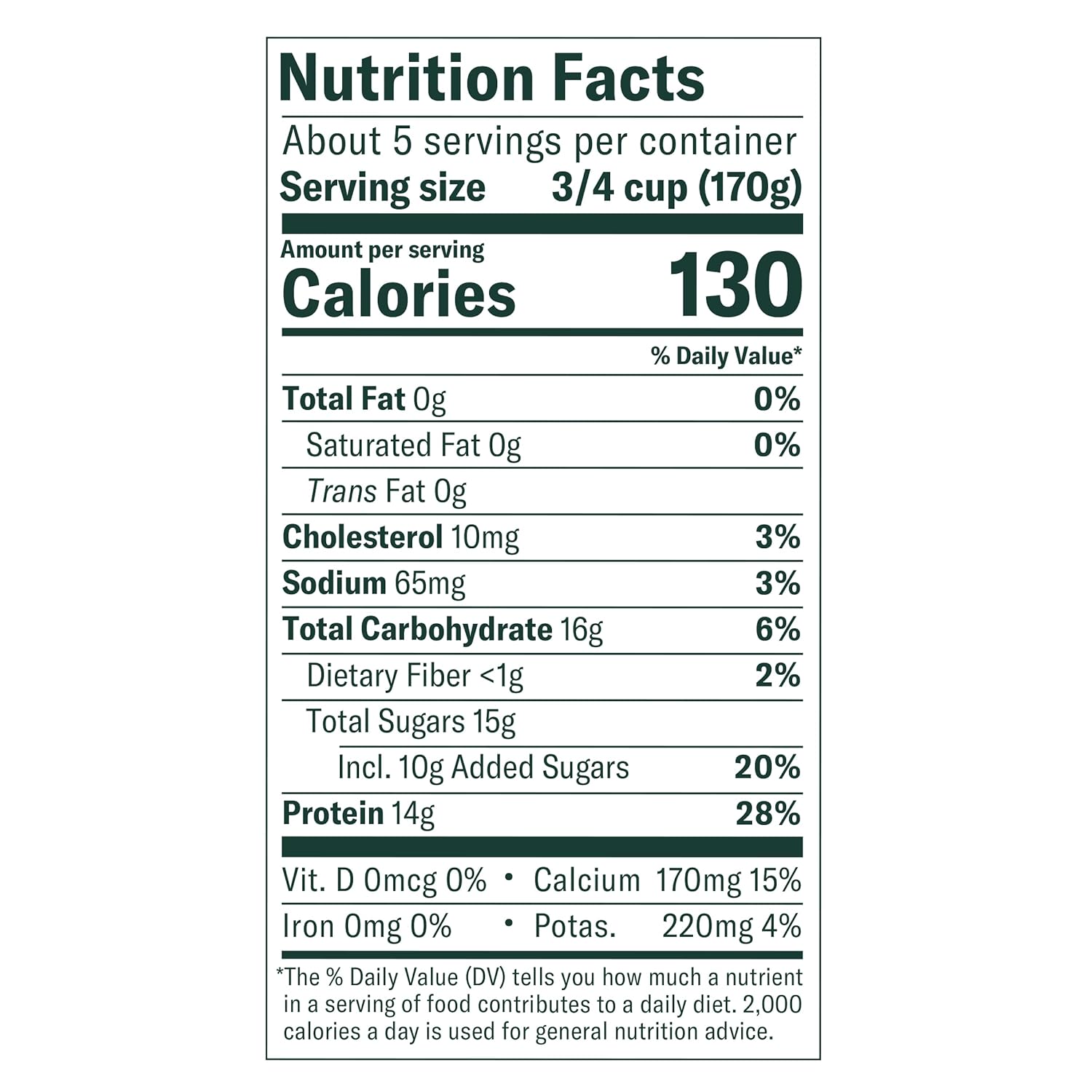 Chobaniå¨ Vanilla Blended Non-Fat Greek Yogurt 32oz