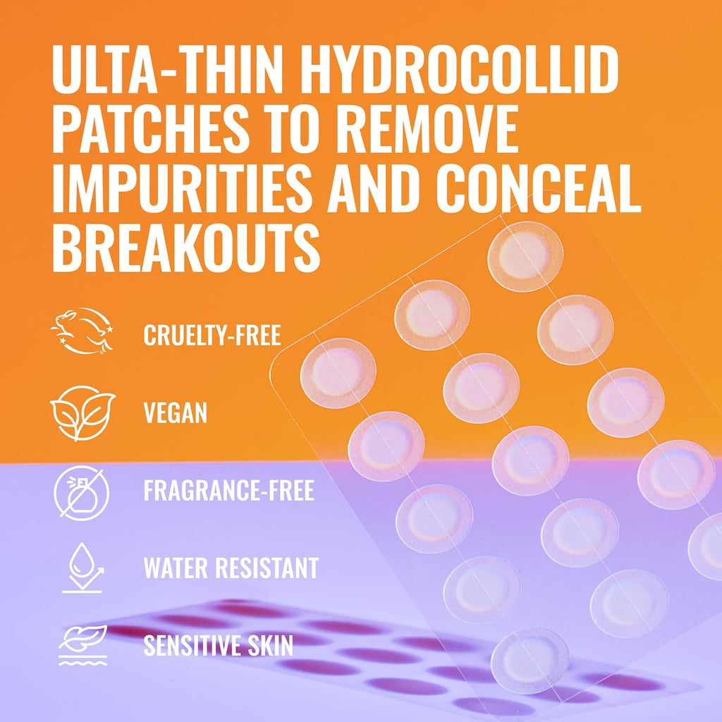 Good Molecules Pimple Patches for Face, 60 Pack – Ultra-Thin Hydrocolloid