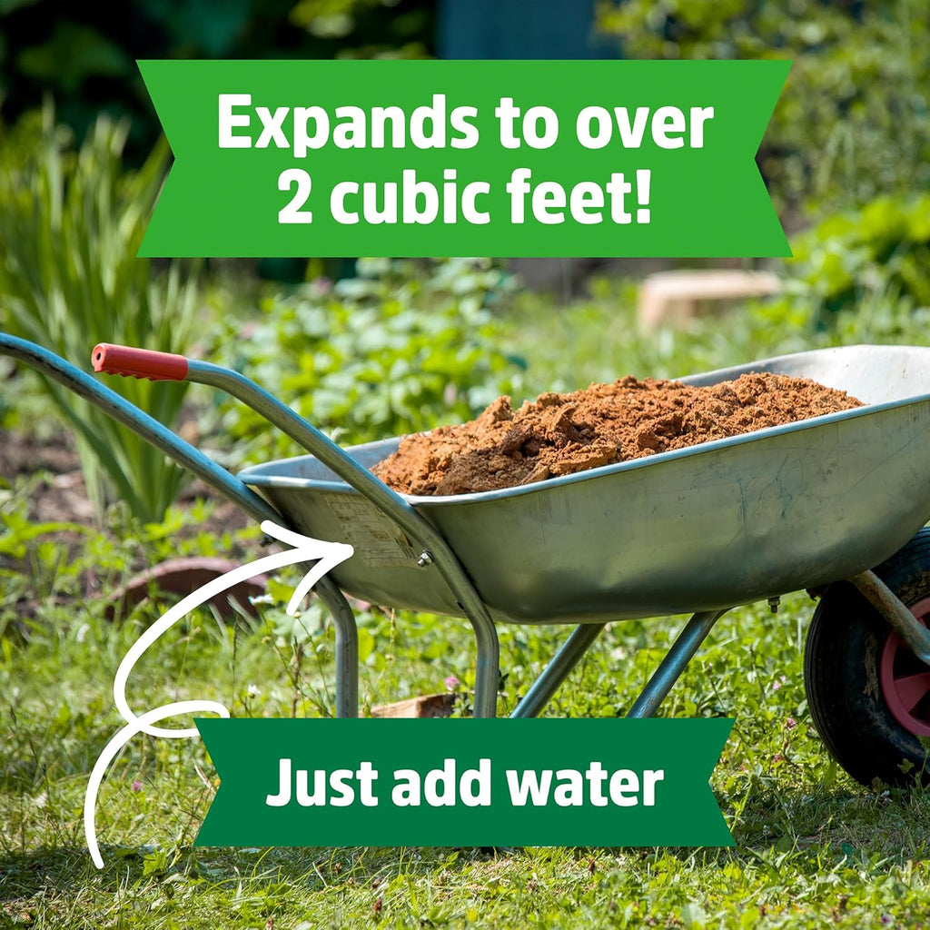 Back to The Roots Organic Coir, 51 Quart Expanding Soil, Great for Seeds and