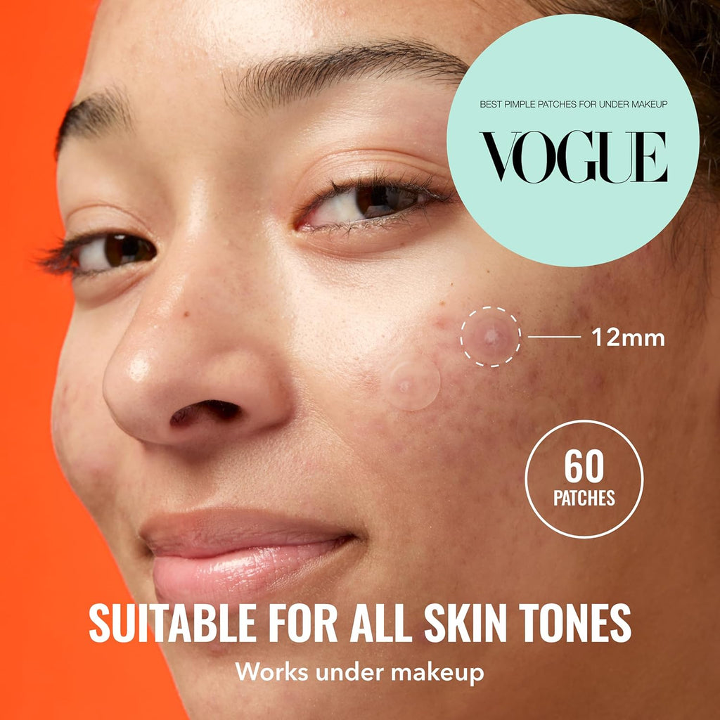 Good Molecules Pimple Patches for Face, 60 Pack – Ultra-Thin Hydrocolloid
