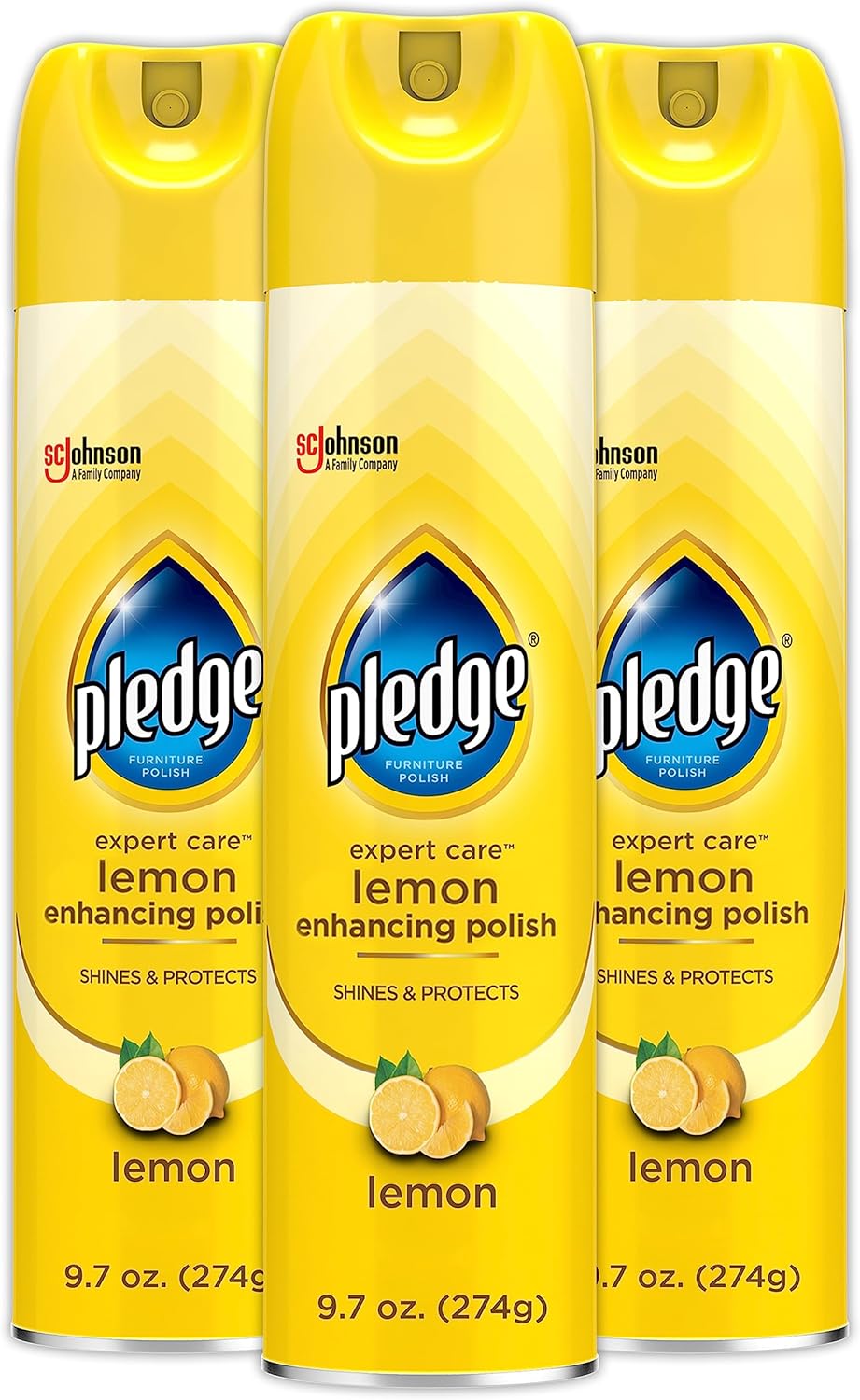 Pledge Enhancing Polish Spray, Wood Furniture & Stainless Steel Polish