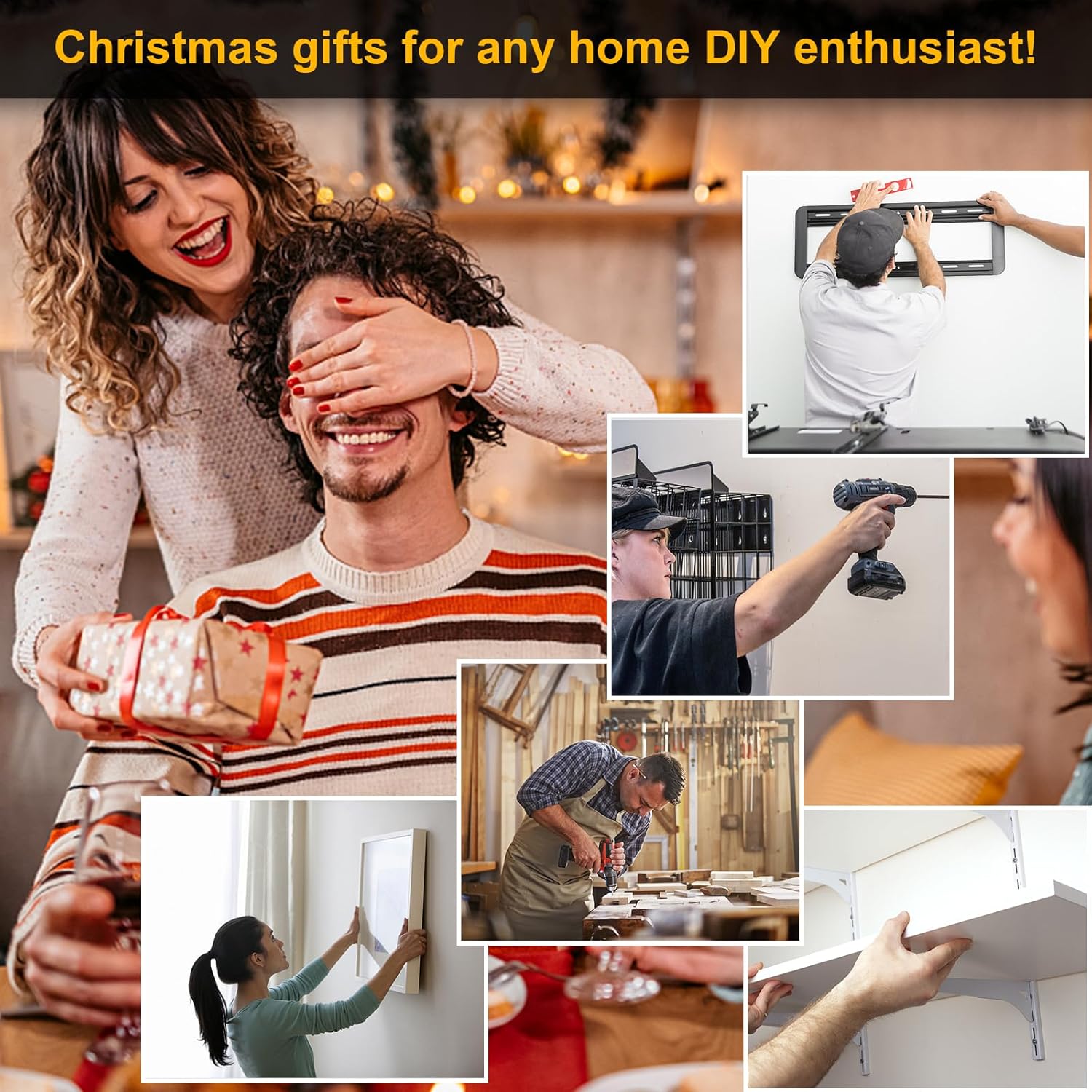 Stud Finder Wall Scanner - 5 in 1 Stud Finder Tool w/Smart Chip and HD LCD