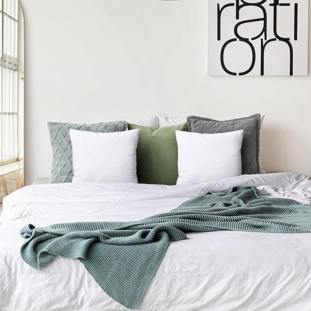 Utopia Bedding 18x18 Pillow Inserts, Set of 2, White – Indoor Decorative