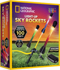 NATIONAL GEOGRAPHIC Air Rocket Toy – Ultimate LED Rocket Launcher for Kids