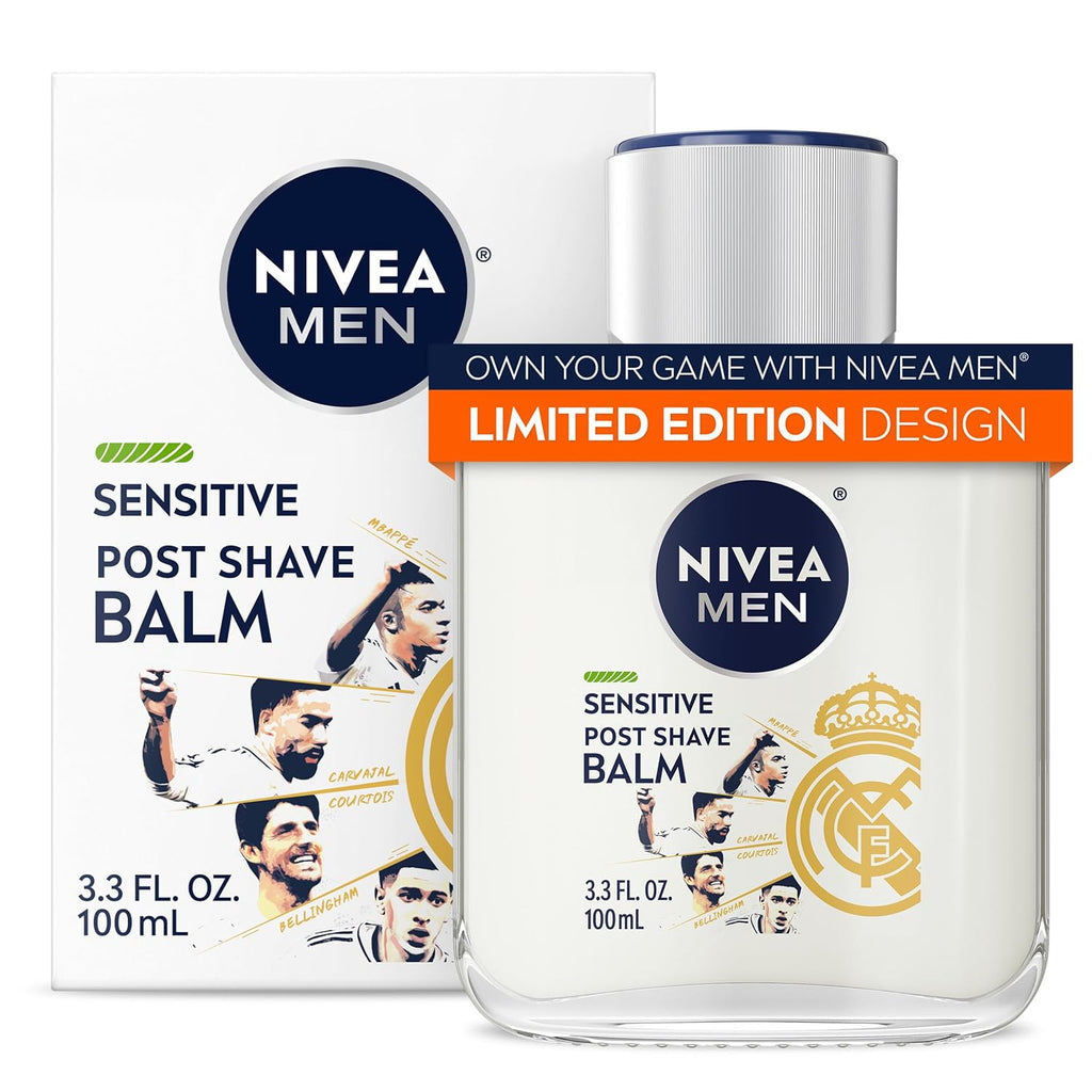 NIVEA MEN Real Madrid Limited Edition Design Sensitive Post Shave Balm, with