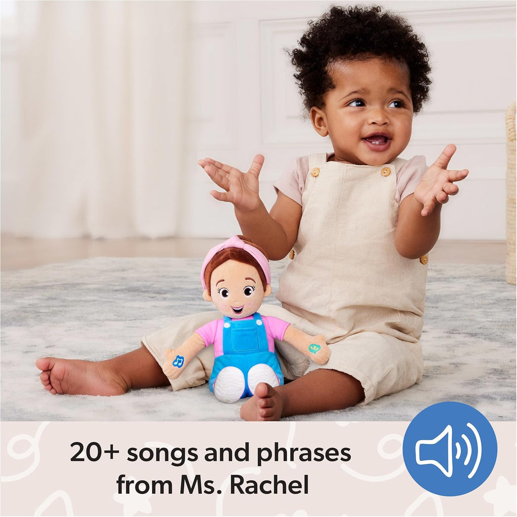 Ms. Rachel Official Speak & Sing Doll, 16” Tall Interactive Toy with 4 Songs