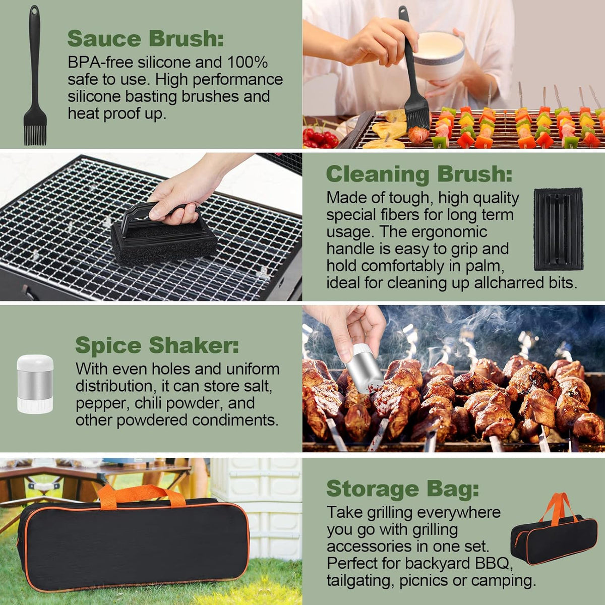 35PCS Griddle Accessories Kit, Flat Top Grill Accessories Set for Blackstone
