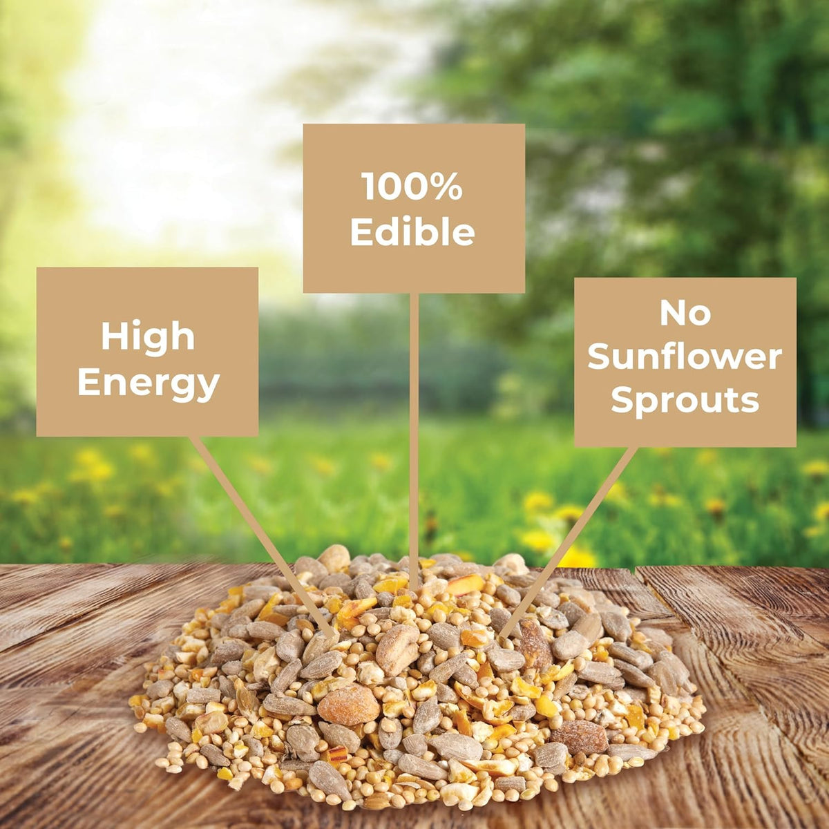Kaytee Wild Bird (No Mess or Waste Free) Food Seed Blend For Blue Jays