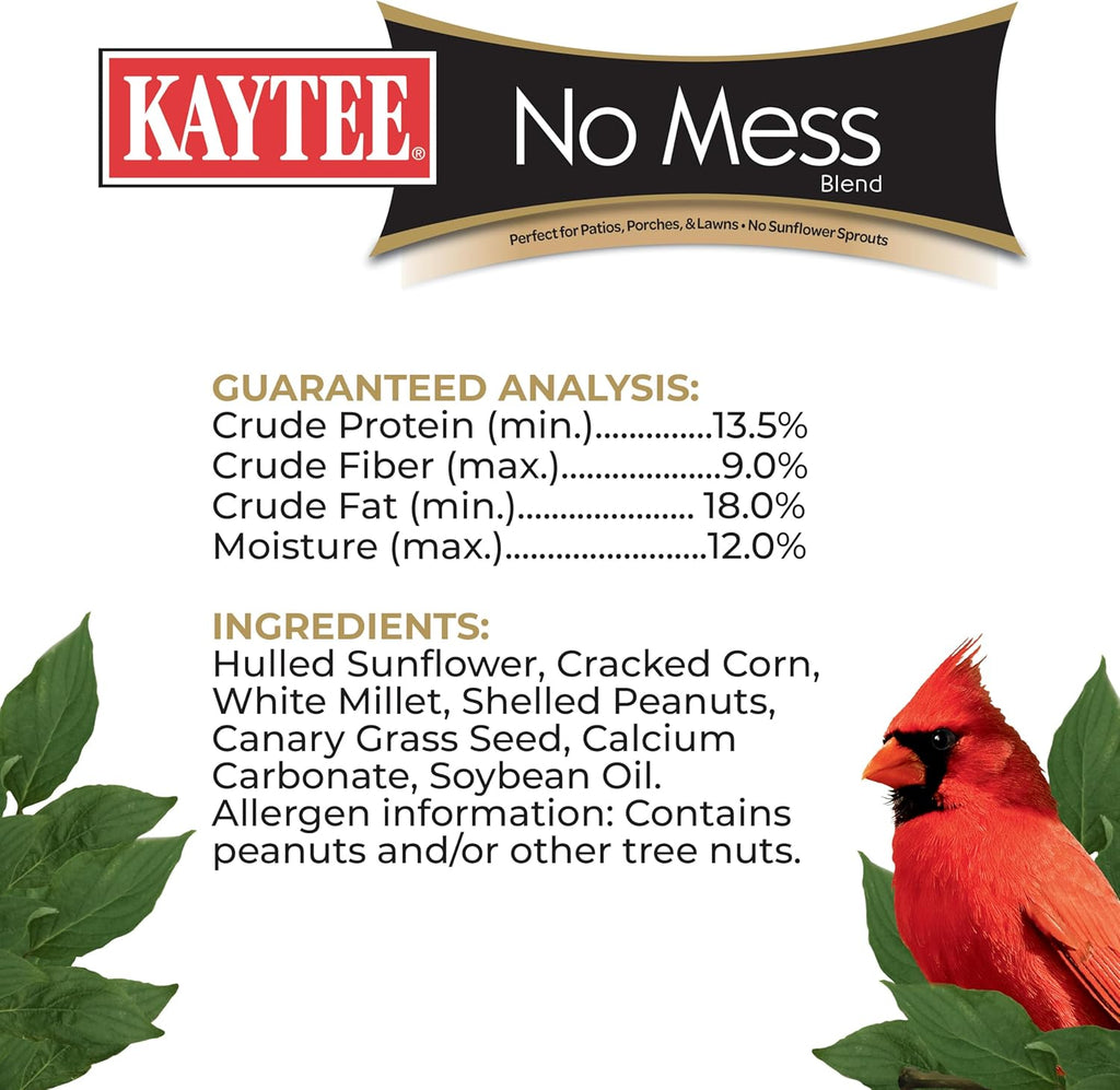 Kaytee Wild Bird (No Mess or Waste Free) Food Seed Blend For Blue Jays