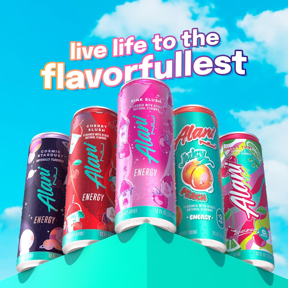 Alani Nu PINK SLUSH, Sugar Free, Low Calorie Energy Drinks, 200mg Caffeine