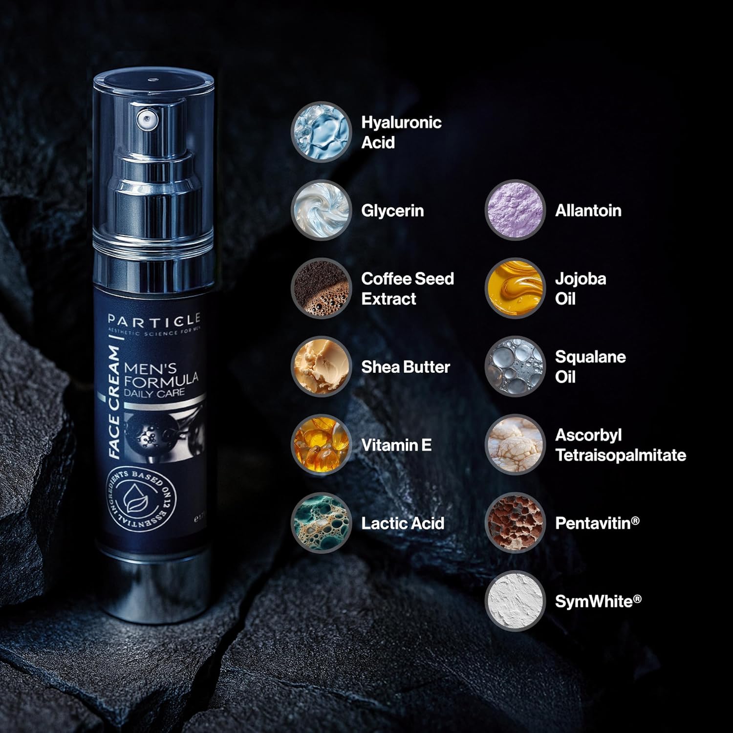 Particle 6-in-1 Face Cream for Men, Men’s Daily Hydrating Moisturizer with