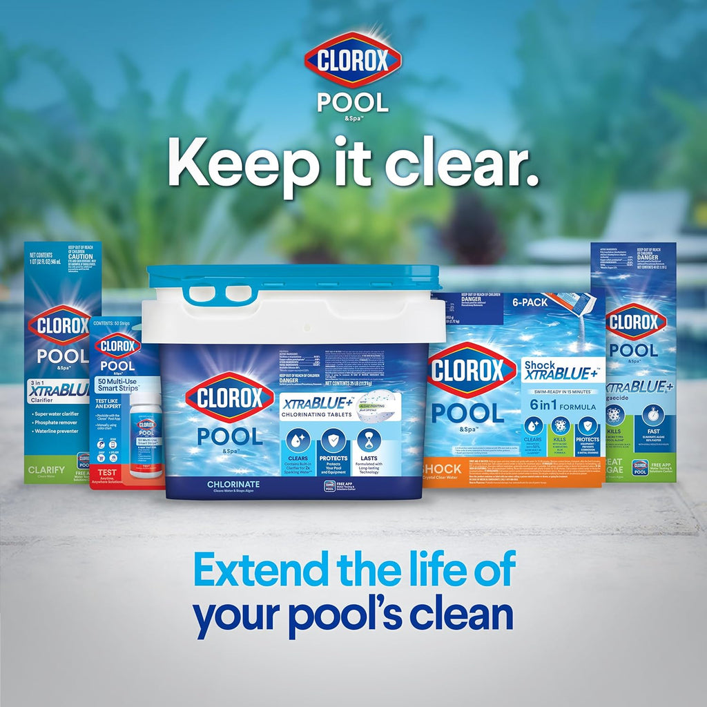 Clorox® Pool&Spa™ Shock XTRABLUE® Plus, Kills Bacteria & Algae in Swimming