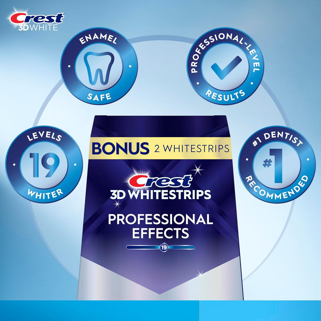 Crest 3D Whitestrips Professional Effects – Teeth Whitening Kit, 22