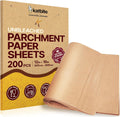 Katbite 200Pcs 12x16 In Unbleached Parchment Paper for Baking - unbleached parchment paper baking sheets