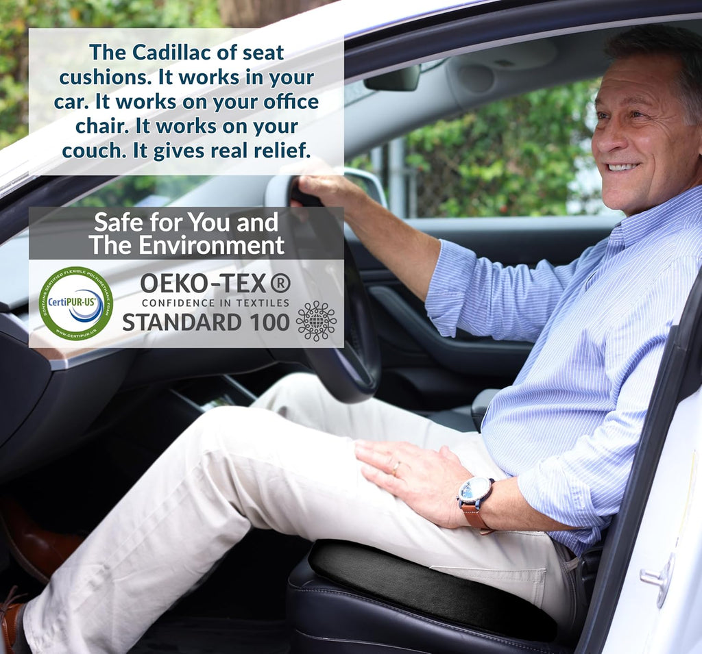 ComfiLife Premium Gel & Memory Foam Seat Cushion – Doctor Recommended Office