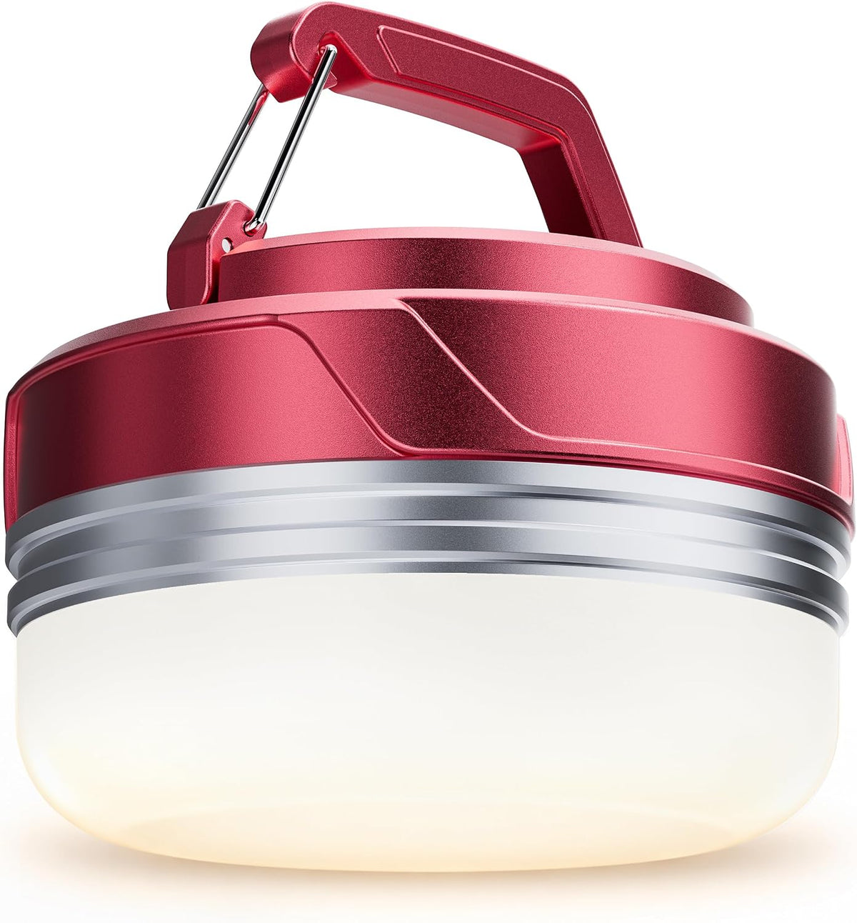 Camping Lantern, USB-C Rechargeable Magnetic Light, Red