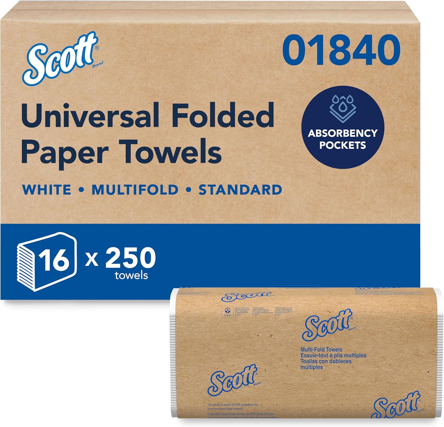 Scottå¨ Professional Universal Multifold Paper Towels, Bulk (01840)