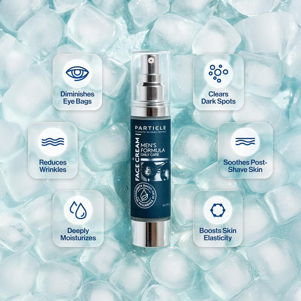 Particle 6-in-1 Face Cream for Men, Men’s Daily Hydrating Moisturizer with