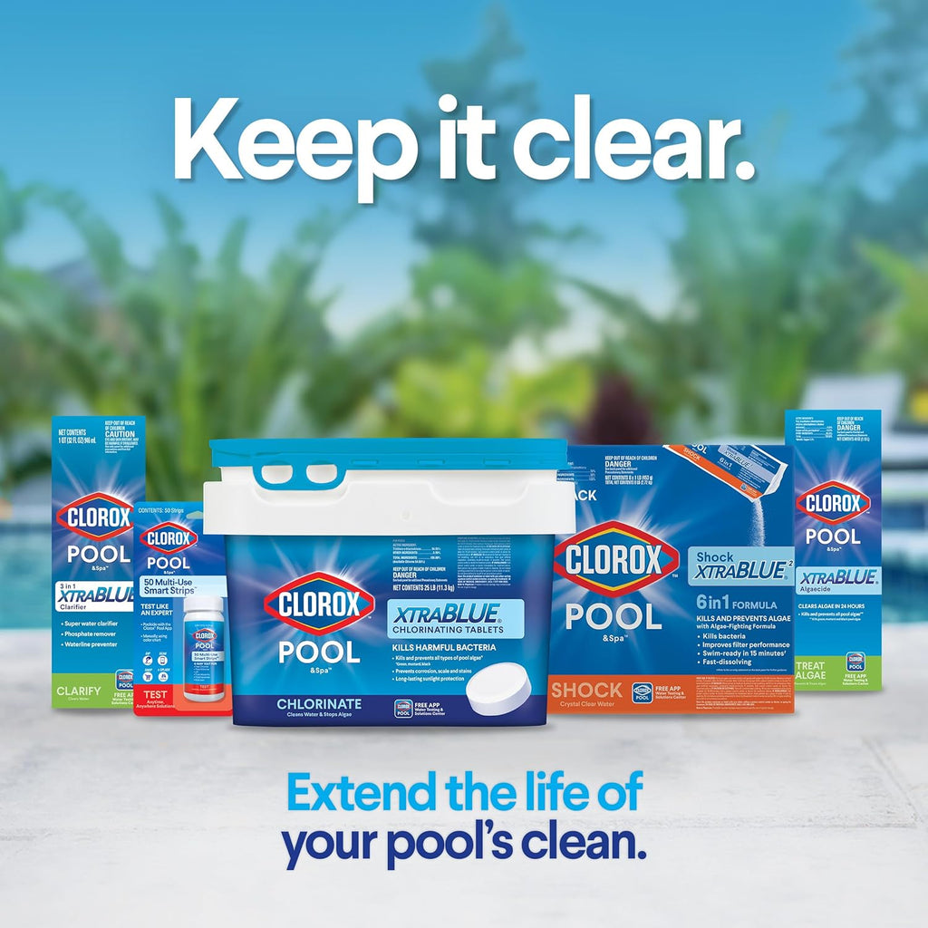 Clorox® Pool&Spa™ Shock Clear, for Crystal Clear Swimming Pool Water