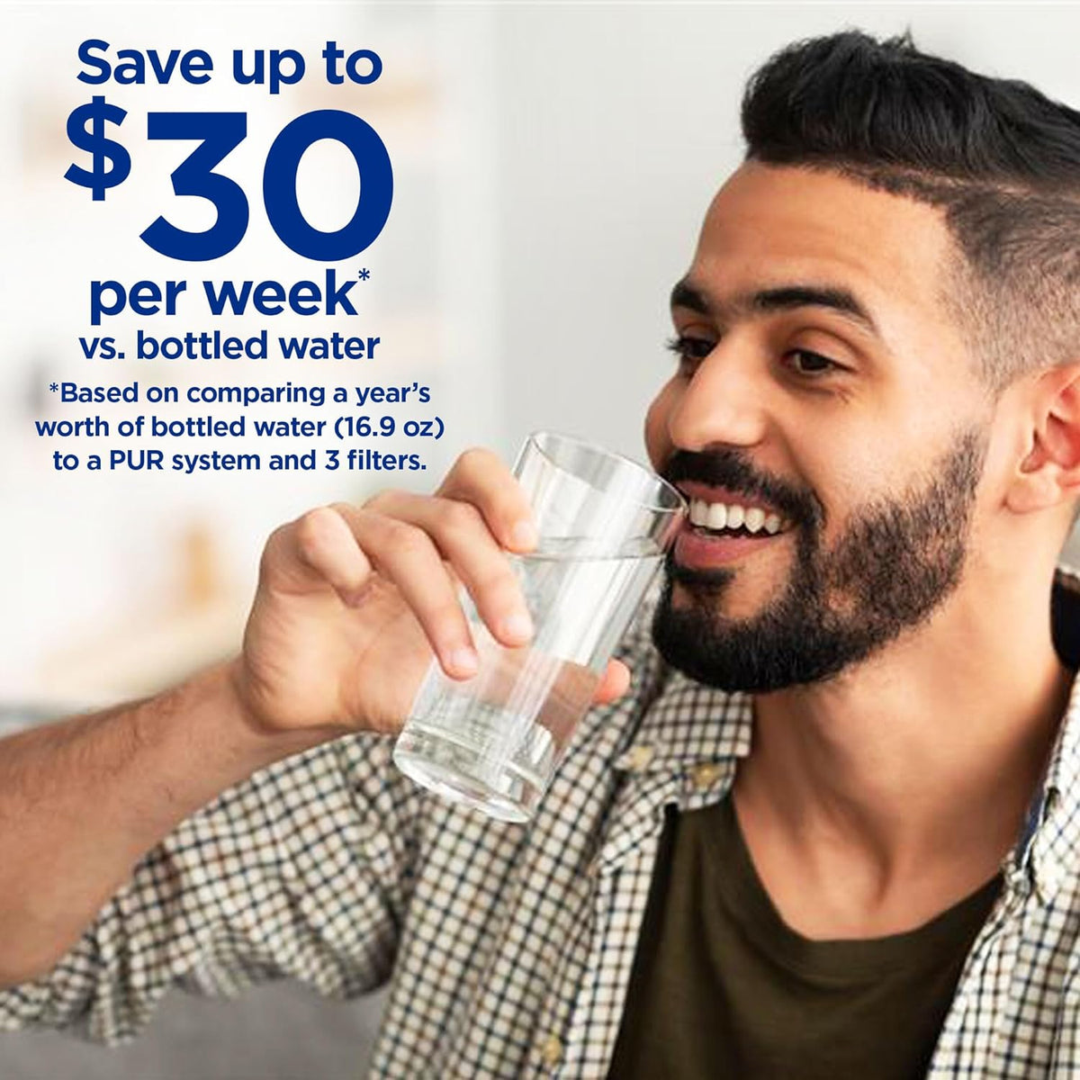 PUR Plus Vertical Faucet-Mount Water Filtration System, Lead-Reducing Filter