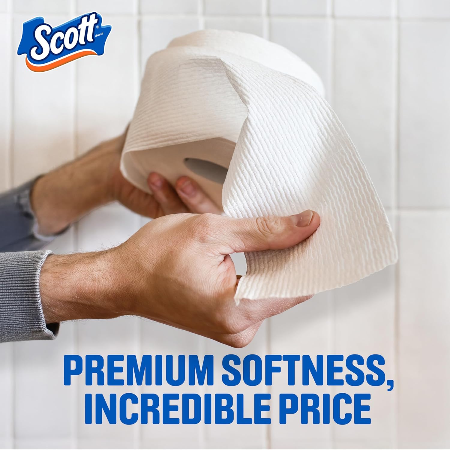 Scott ComfortPlus Toilet Paper, 12 Triple Rolls, 231 Sheets per Roll