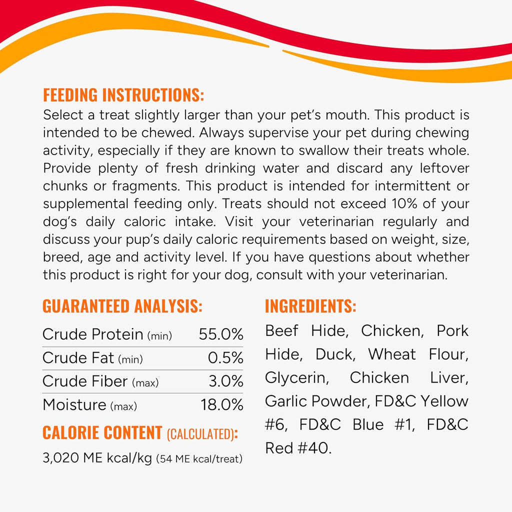 Good ‘n’ Fun Triple Flavor Kabobs Chews for All Dogs, 24 Ounces, Treat Your