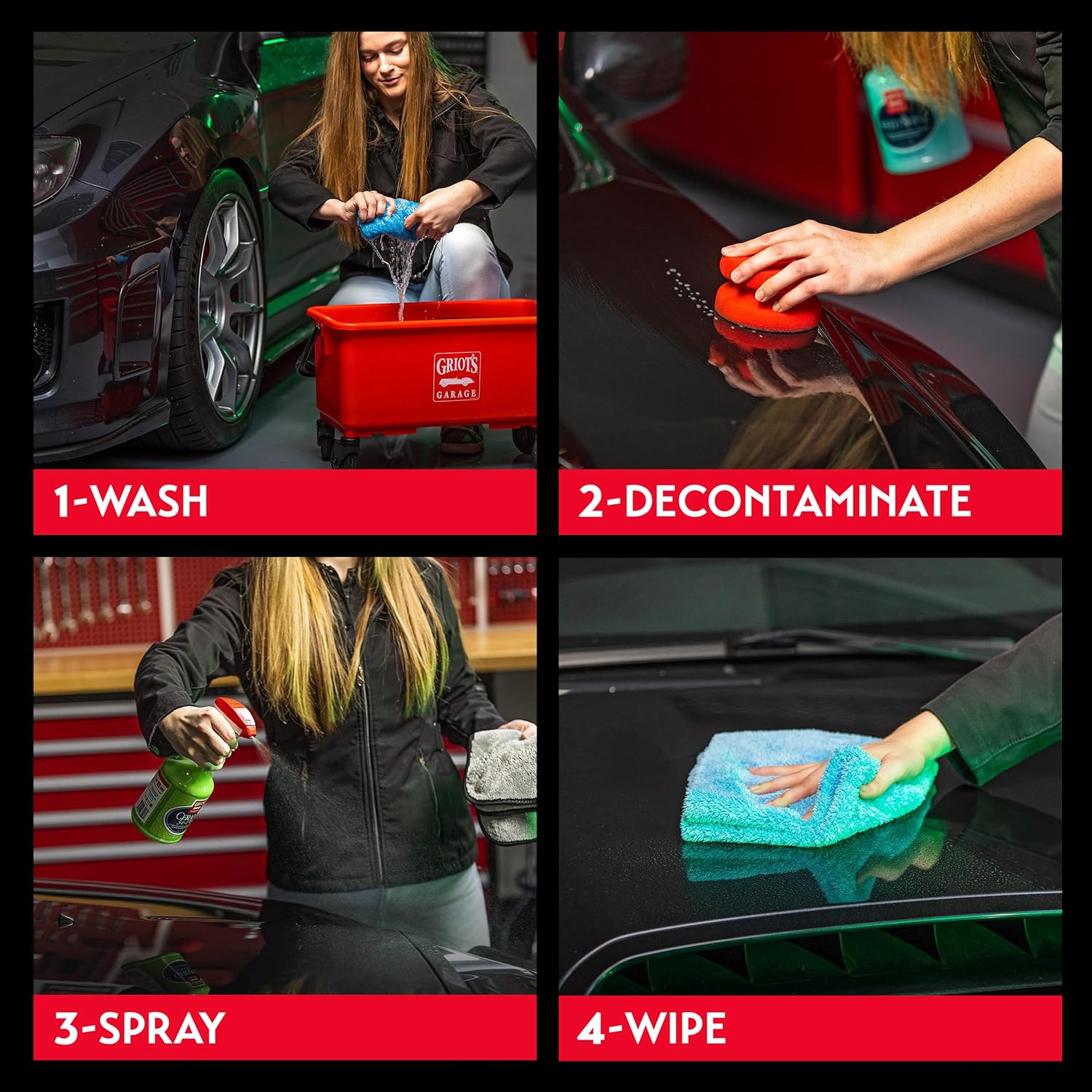 Griot’s Garage Ceramic 3-in-1 Wax, SiO2 Spray for Cars, Trucks, and RV’s