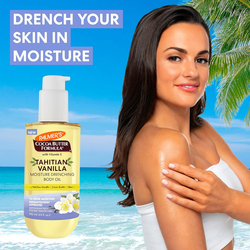 Palmer's Cocoa Butter Formula Body Oil, Moisture Drenching Tahitian Vanilla