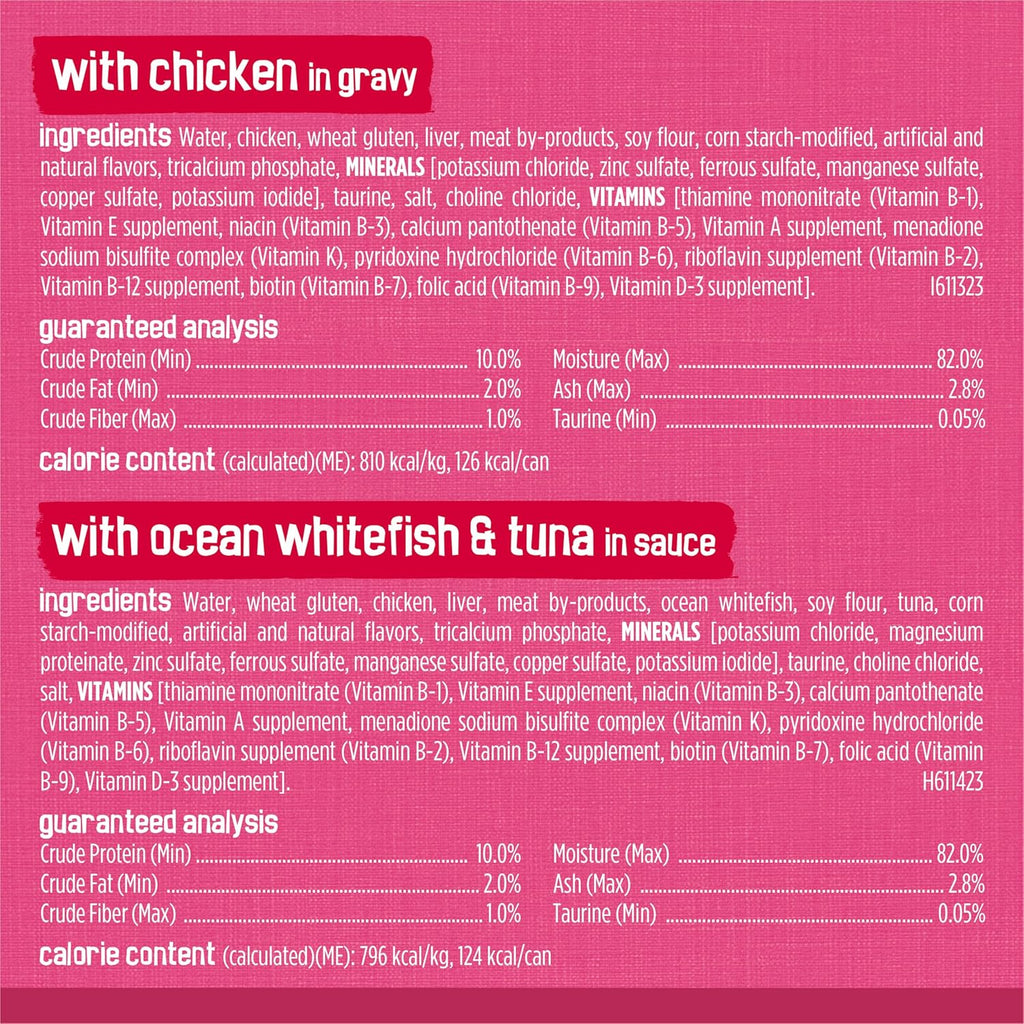 Purina Friskies Gravy Wet Cat Food Variety Pack, Surfin’ and Turfin’ Prime