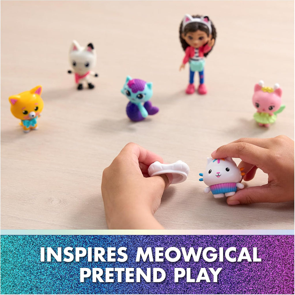 DreamWorks GABBY'S Dollhouse The Movie, Cat-Venture Crew Pack, 11-Piece Toy