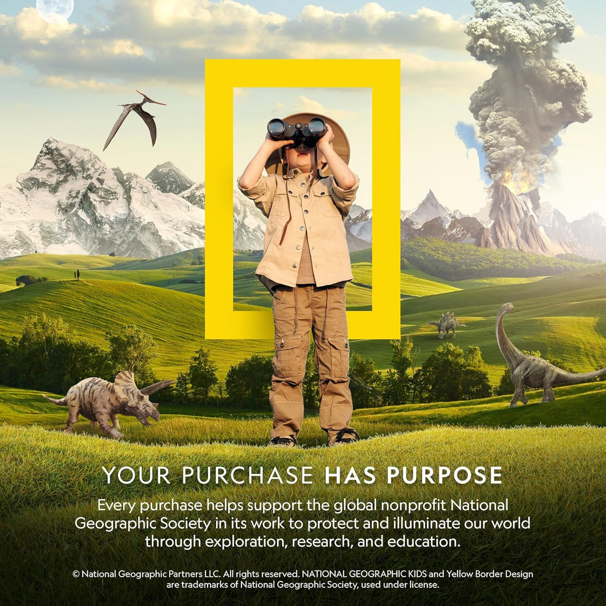 NATIONAL GEOGRAPHIC Air Rocket Toy – Ultimate LED Rocket Launcher for Kids