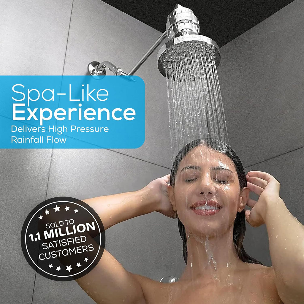 SparkPod Shower Head - High Pressure Rain - Premium Quality Luxury Design