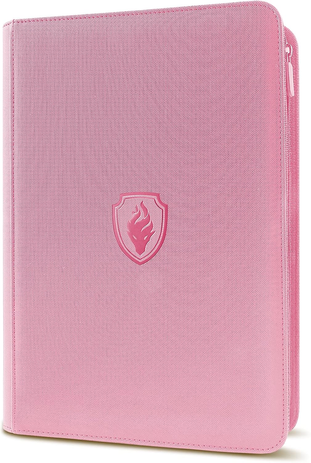Premium Zip Card Binder, Fabmaker 9 Pocket Trading Card Binder PU Cover