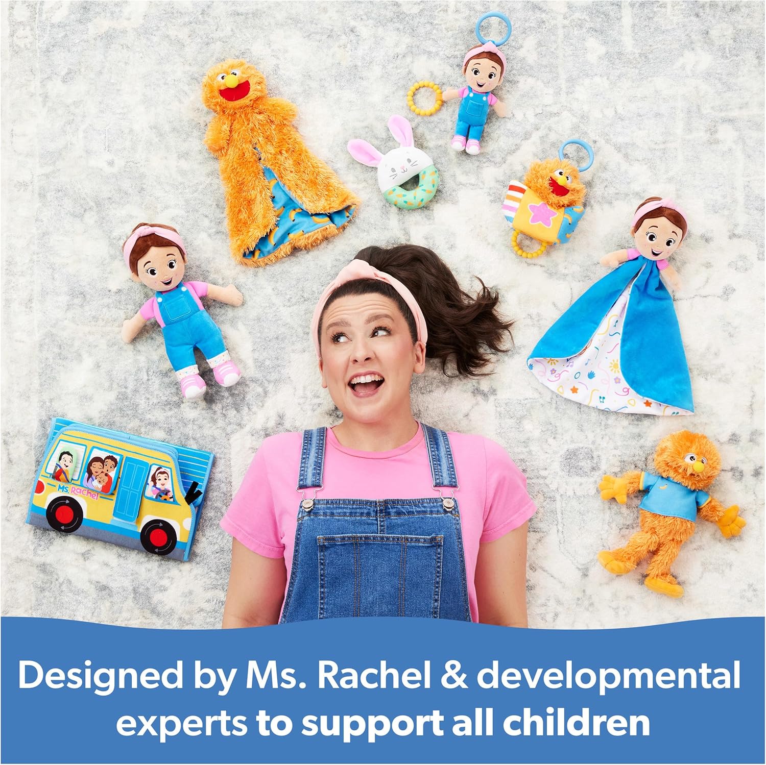 Ms. Rachel Official Speak & Sing Doll, 16” Tall Interactive Toy with 4 Songs
