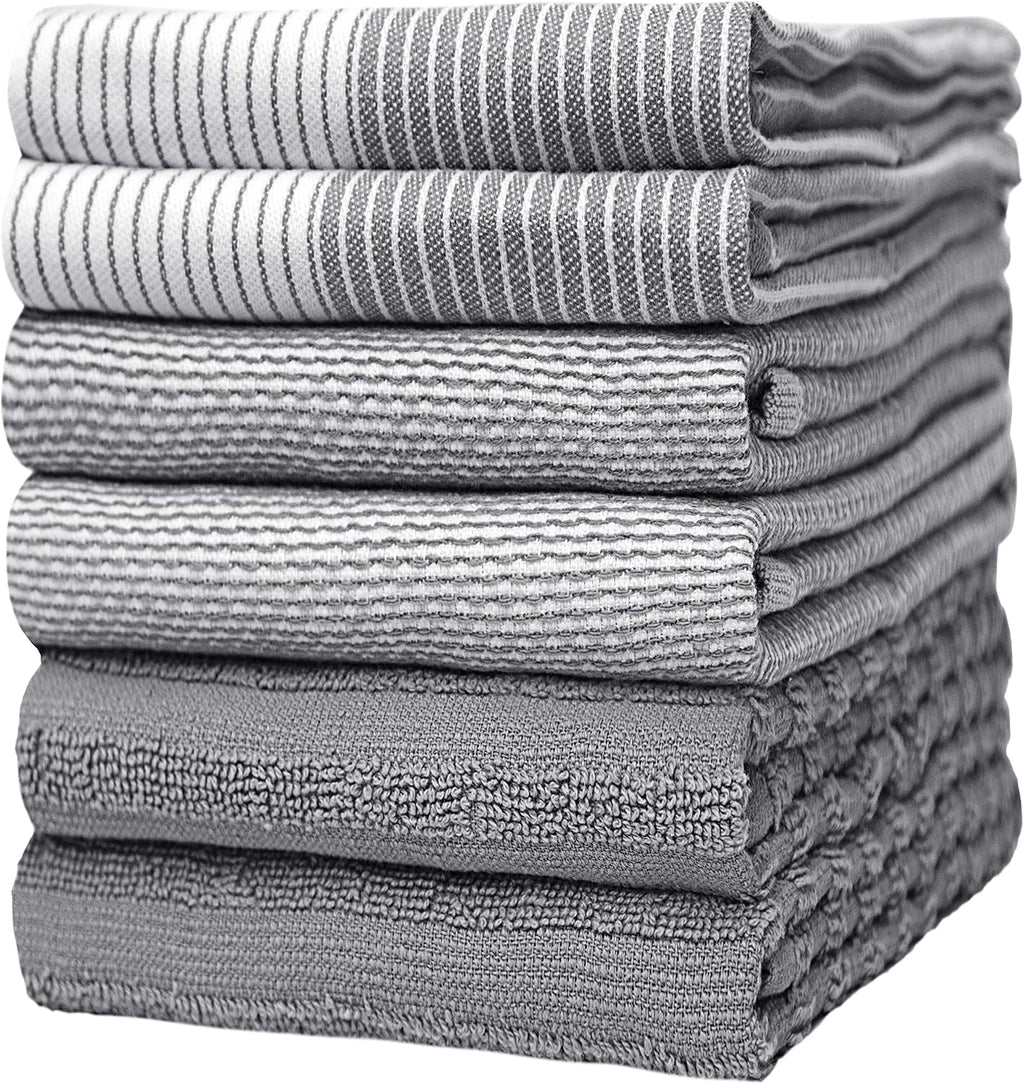 Premium Kitchen Towels (20”x 28”, 6 Pack)