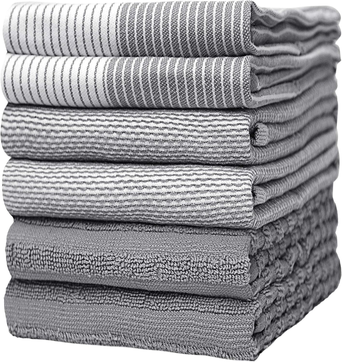 Premium Kitchen Towels (20”x 28”, 6 Pack)